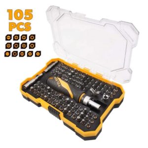 Set 105pz serie cacciaviti a cricchetto
